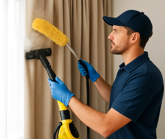 Trusted drapes cleaning technician Matty Curtain Cleaning clarinda-vic QLD